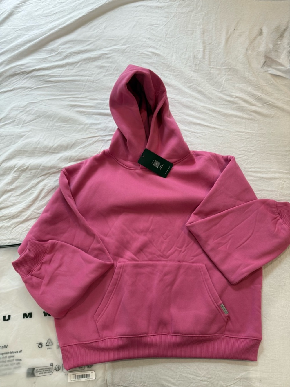 Magenta Pink Pullover Hoodie